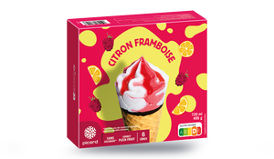 6 CONES CITRON/FRAMB