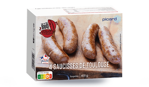 4 saucisses de Toulouse