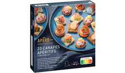20 CANAPES APERITIFS 140G