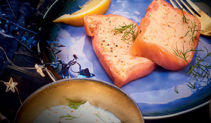 Terrine aux deux saumons et yaourt