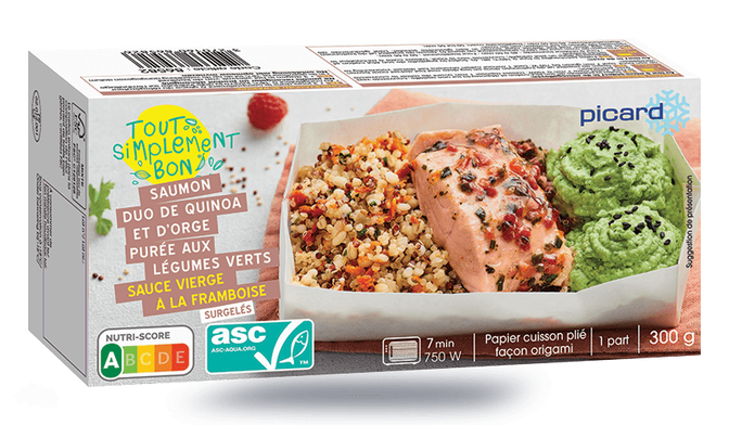 SAUMON ASC ORGE/QUINOA