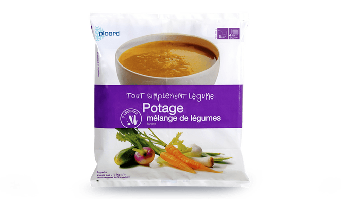 Potage mélange de légumes