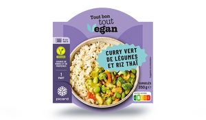 CURRY VERT LEG/RIZ VEGGIE