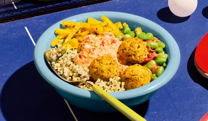 Salad bowl au falafel — vue 3