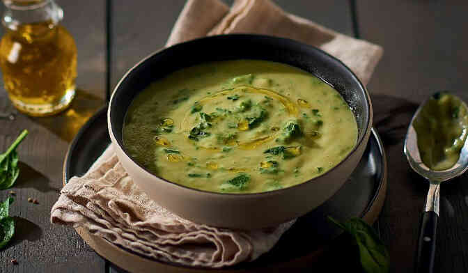 VELOUTE FEVE EPINARD 600G