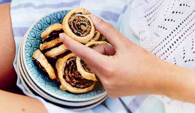 Escargots feuilletés à l’olive