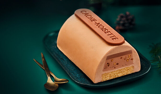 Bûche glacée cache-noisette, 4 parts — vue 3