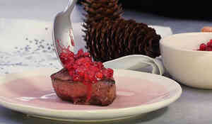 Réaliser sa sauce aux airelles