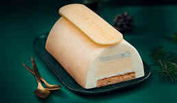 B&ucirc;che glac&eacute;e Douceur de vanille