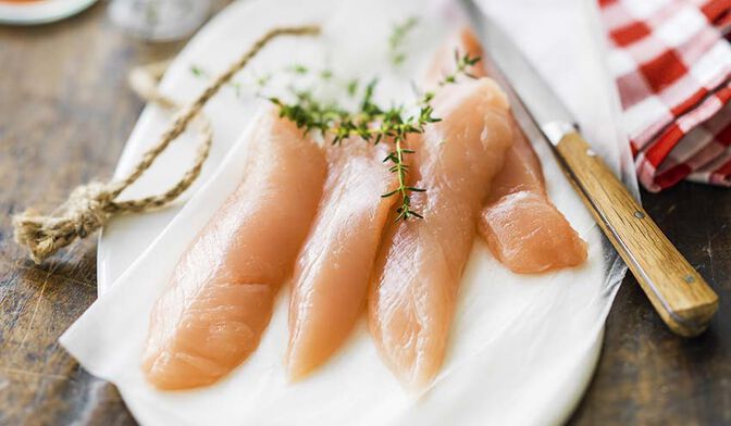 Aiguillettes de poulet