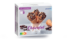 6 CONES CHOCOLAT PICARD