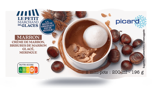 2 MINI-POTS CREME MARRONS