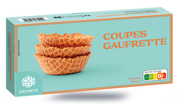 6 COUPES GAUFRETTE 78G