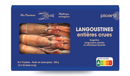 Langoustines enti&egrave;res crues (8 &agrave; 10 pi&egrave;ces)