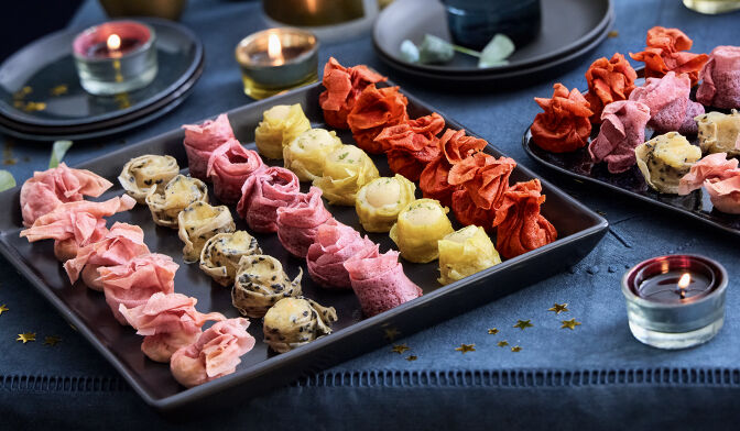 Assortiment de 45 croustilles apéritives