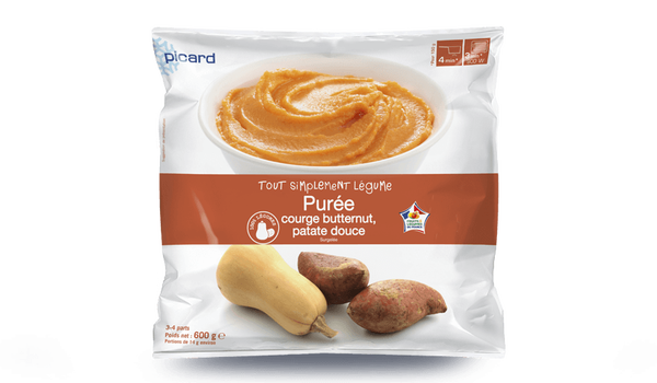 Purée de courge butternut, patate douce surgelés - Les légumes - Picard
