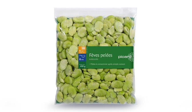 Fèves pelées