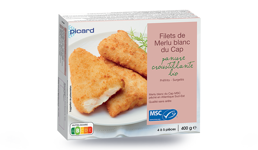 Filets de merlu blanc du Cap MSC, panure bio