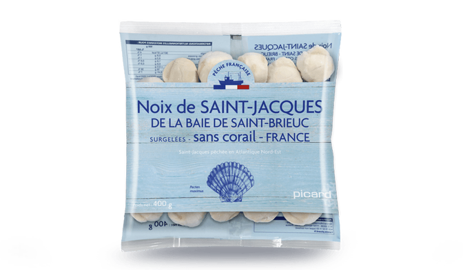Noix de Saint-Jacques de la Baie de Saint-Brieuc France
