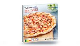 TARTE FINE BOEUF CHEDDAR