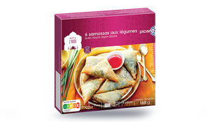 6 SAMOSSAS AUX LEGUMES
