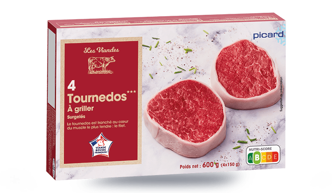 4 TOURNEDOS FILET PICARD