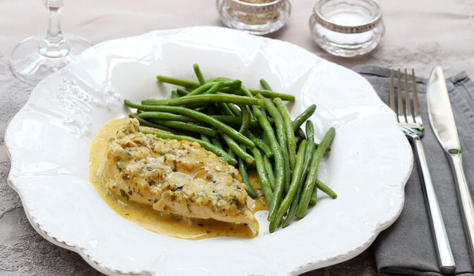 Poulet sauté à l’estragon