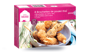 8 BROCHETTES POULET THAI