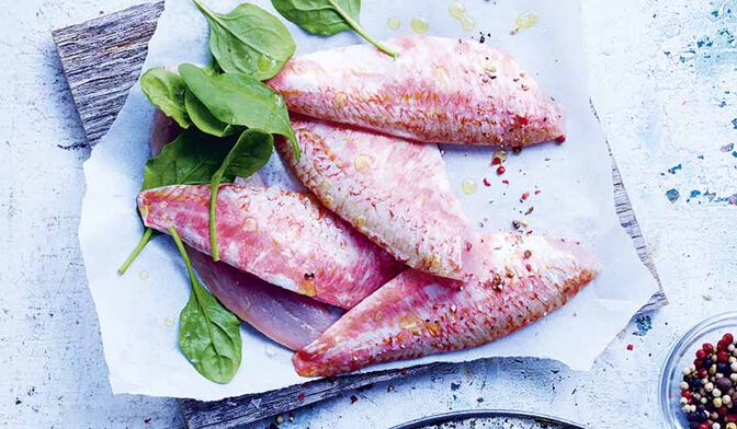 Filets de rouget-barbet cinnabare