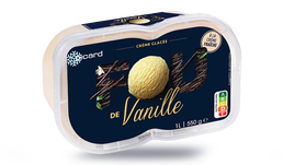 CREME GLACEE VANILLE 550G