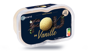 CREME GLACEE VANILLE 550G
