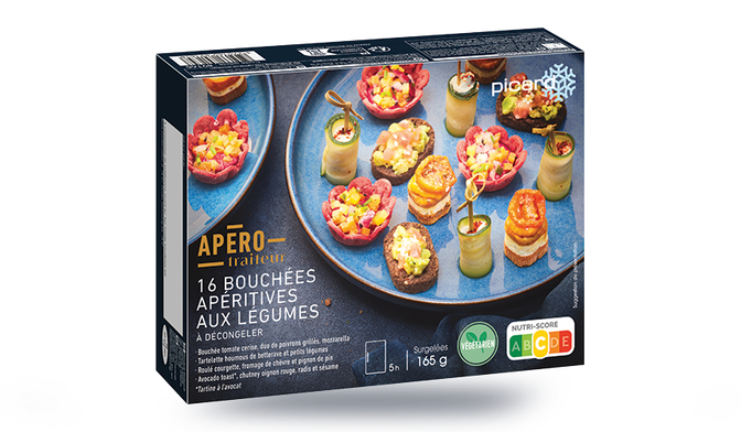 16 BOUCHEES APERO LEGUMES