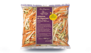Julienne de légumes sans résidu de pesticides