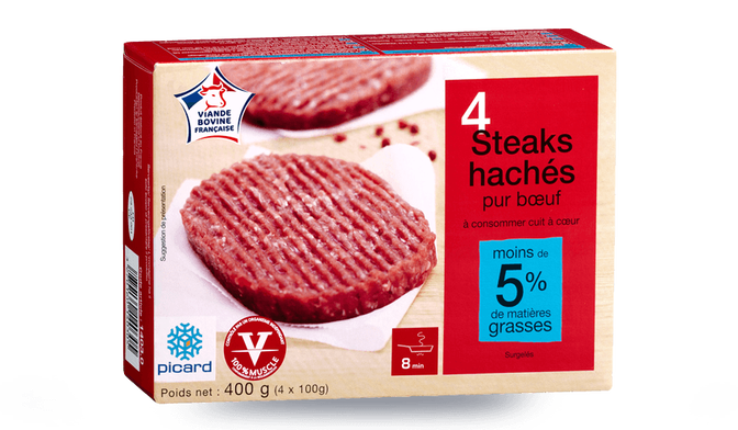 4 steaks hachés