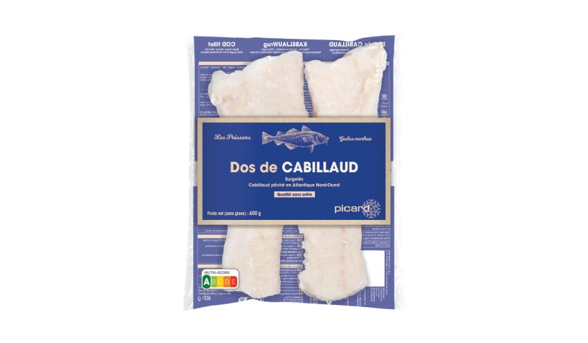 Dos de cabillaud, 3 à 6 pièces, sans arête