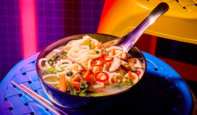 Tonyu Udon bouillon dashi à l'algue kombu — vue 3