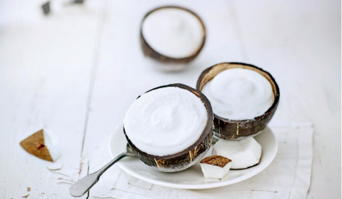 4 NOIX DE COCO GIVREES