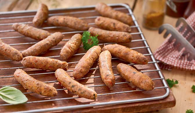 8 mini-saucisses d'agneau à la provençale