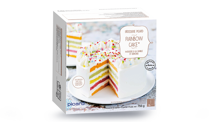 RAINBOW CAKE PICARD 750G