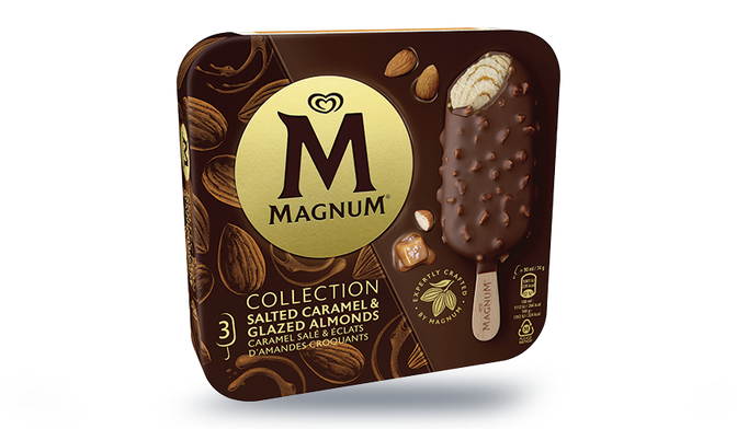 3 MAGNUM CARAMEL ALMOND