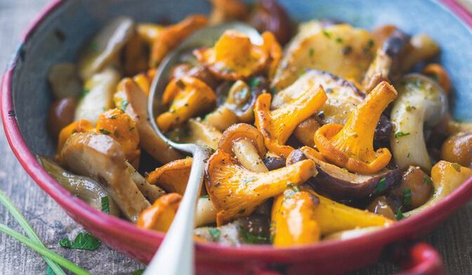 Poêlée de champignons à la forestière