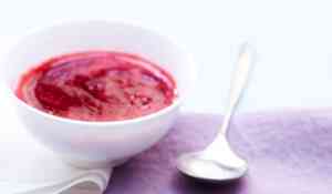 Soupe de griottes au poivre
