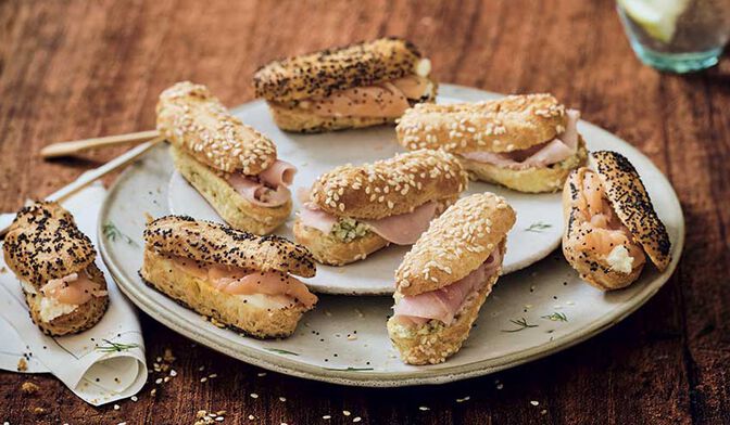 8 mini-sandwichs moelleux