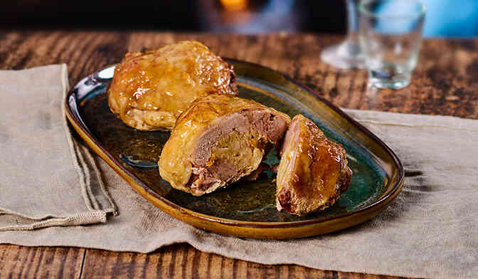 Mini-rôtis de canard farcis