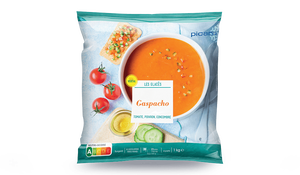 Gaspacho (tomate, concombre, poivron, oignon)