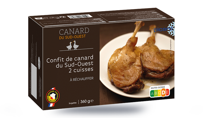 CONFIT DE DU SUD OUEST IGP 2 CUISSES360G