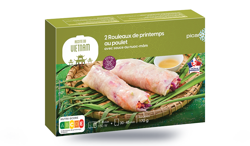 2 rouleaux de Printemps au poulet — vue 3