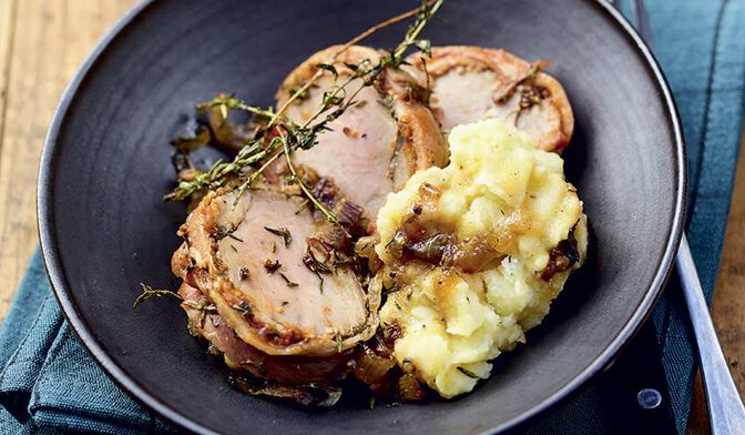 Filet mignon en croute de pancetta à l’Italienne