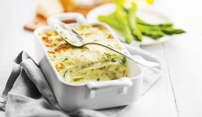Lasagnes aux asperges