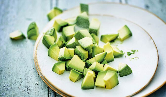 Avocats en morceaux